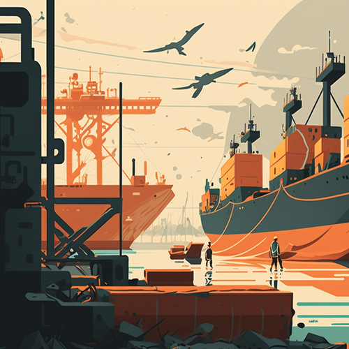 A_bustling_port_filled_with_cargo_ships_and_cranes_with_w_c264e5f1-94df-4e5e-8d08-3223d69ecc31