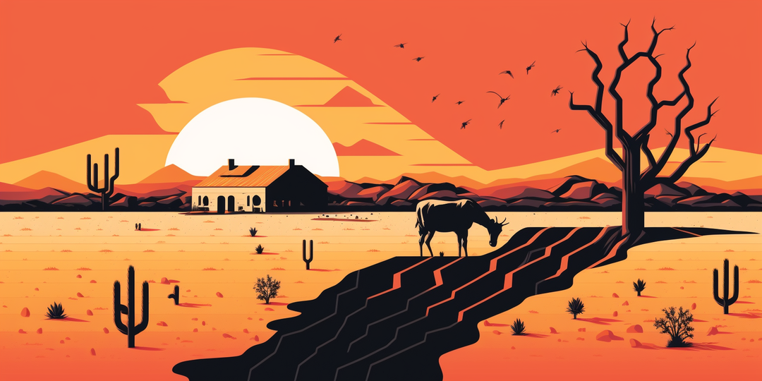 Image represent how climate change is causing longer and drier dry seasons in some regions, leading to significant challenges for agriculture and ecosystems due to drier soil. Learn more about how soil moisture is being impacted.