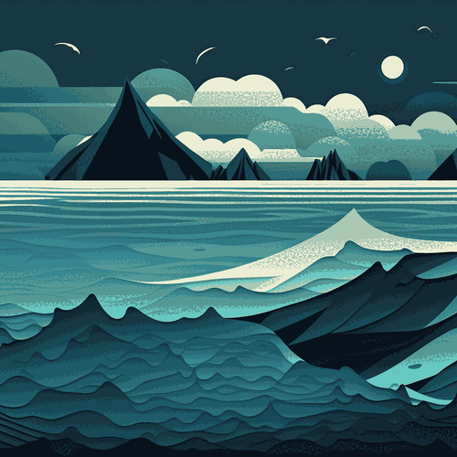 ocean_surface._A_digital_illustration_in_a_flat_2D_styl_5c86d3b4-ddc7-482f-b67d-52a0555bd976